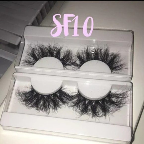 DIVA-1 PAIRS, 25MM MINK REUSABLE EYELASHES FLUFFY-SUPER WISPY - Picture 6 of 9